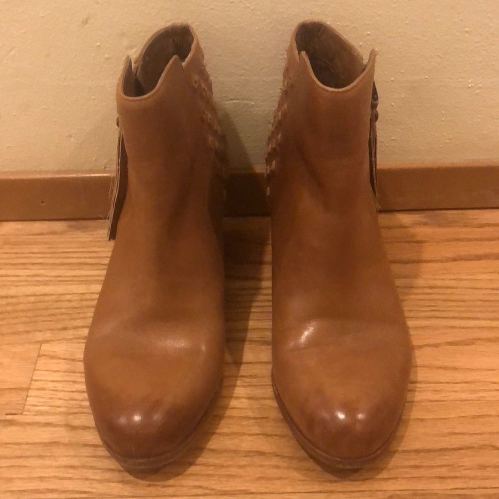 SAM Edelman Light Brown Ankle Boots